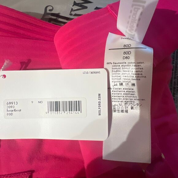 NWT Wolford Alita Sports Bra Fuchsia Pink 80D 36D - Picture 11 of 11